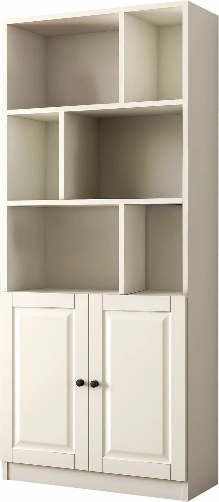 Raft librash Skye Decor, ngjyrë e bardhë mat, RB-023