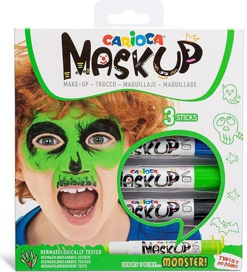 Set Maskimi Carioca Monster 3 Ngjyra