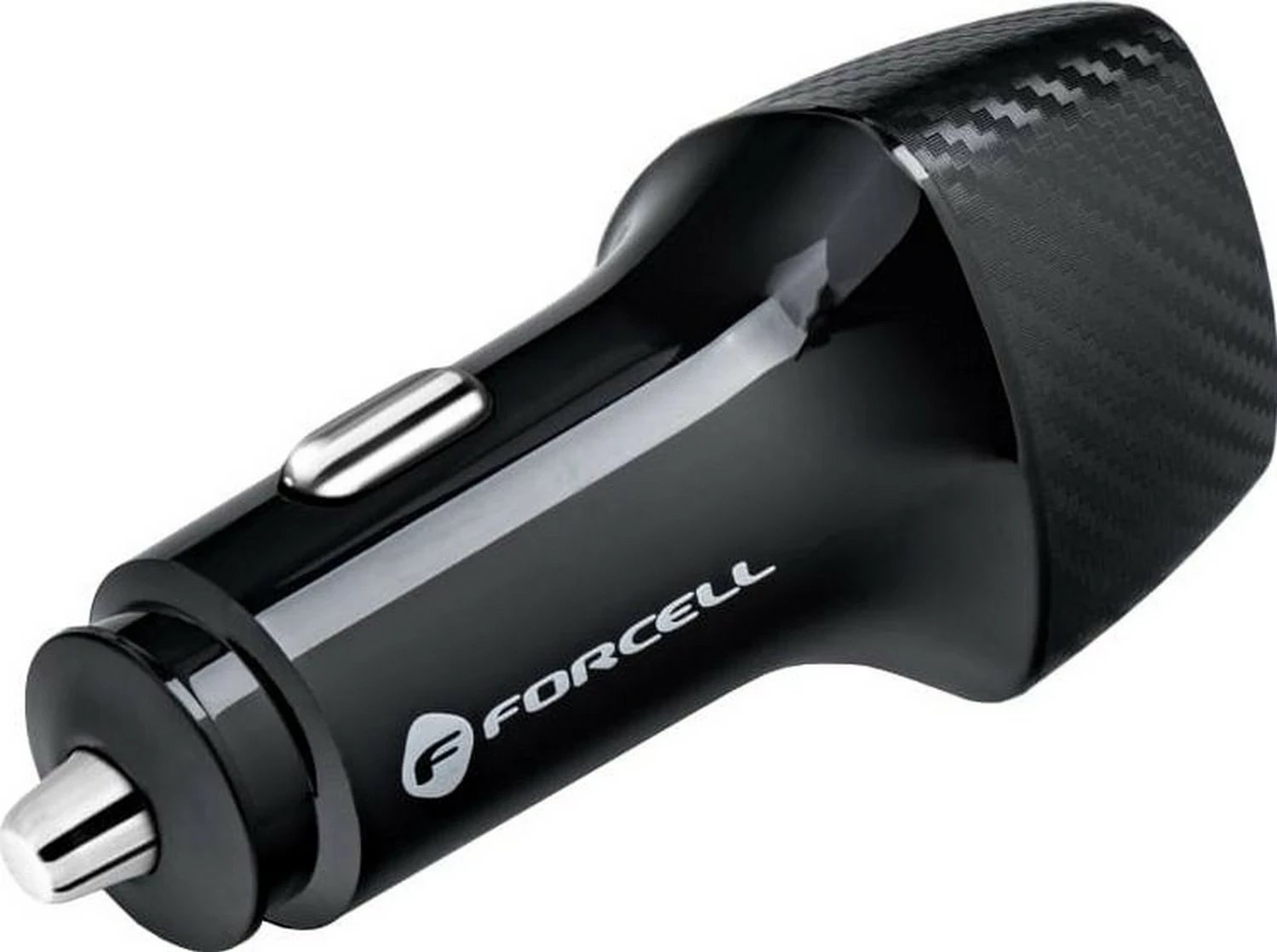 Karikues veture Forcell F-Energy Carbon CC50-2A, 2x USB-A, QC3.0, 36W, i zi