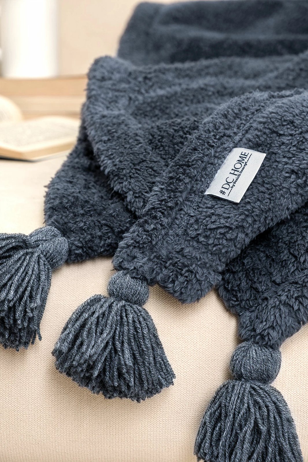 Batanije dopio L'essentiel, Puffy, ngjyrë antracit, 160x200cm