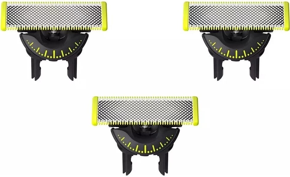 Aksesorë Lamë për Philips OneBlade QP430/50, 3 copë, të gjelbërta