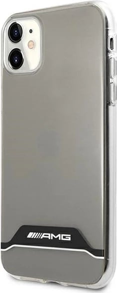 Mbështjellës Mercedes AMG Electroplate Black&White për iPhone 11/XR 6.1", Transparent