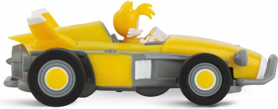 Makine RC Carrera Team Sonic Mini RC Tails 1:43, e verdhë
