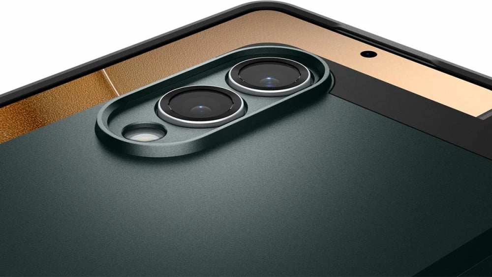 Mbështjellës Spigen Tough Armor MagSafe për Samsung Galaxy S25 Edge, Jeshil/Ezezë