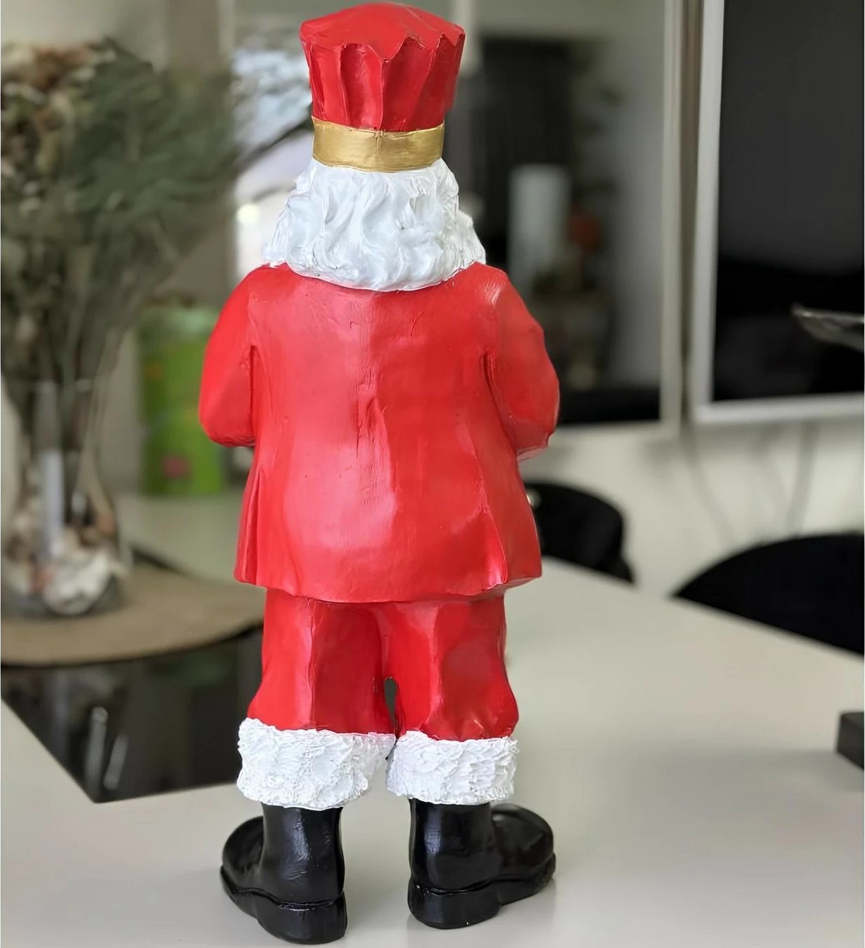 Objekt dekorativ Santa Claus, ngjyrë e kuqe, Evila Originals, 17x17x47cm Objekt dekorativ Santa Claus, ngjyrë e kuqe, Evila Originals, 17x17x47cm