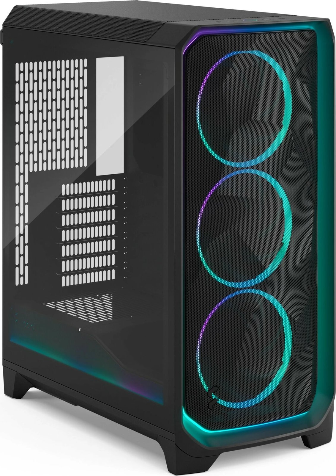 Kasë Fractal Design Meshify 3 Ambience Pro RGB, midi tower, xham i temperuar, e zezë