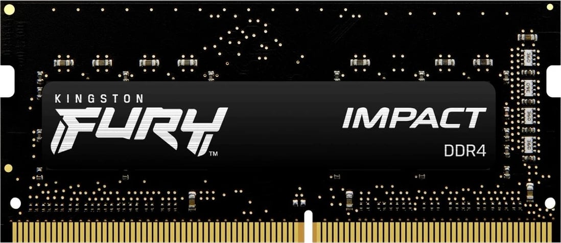RAM Memorje Kingston FURY Impact DDR4 SODIMM 16GB 3200MHz CL20, e zezë