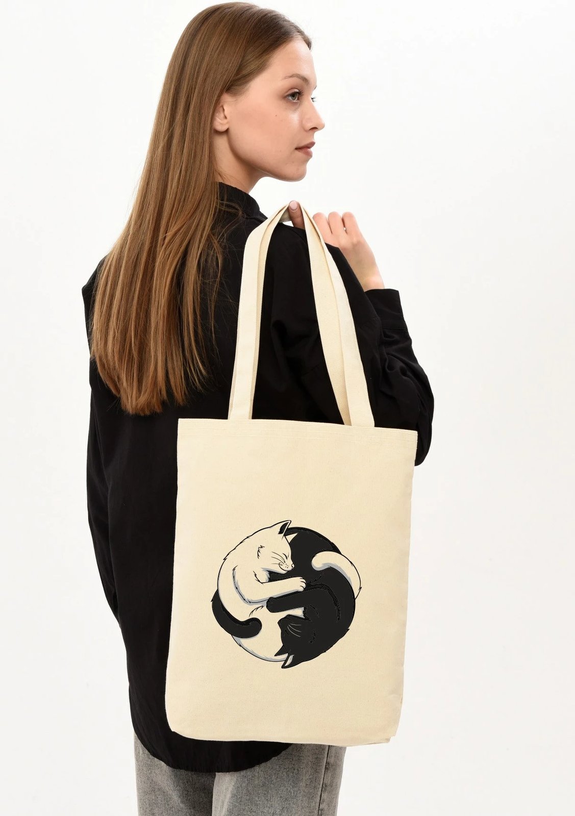 Çantë tote Zoozie Bags, krem, 1227