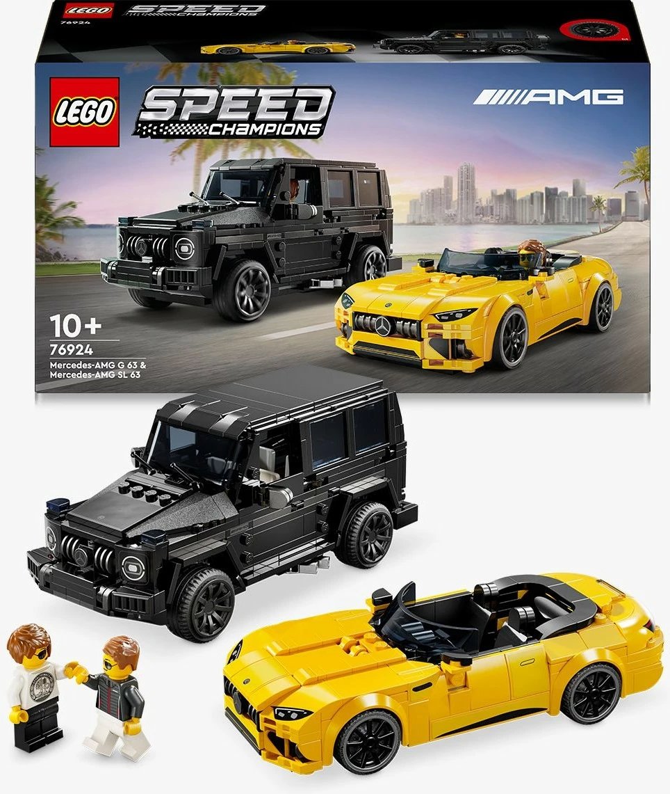 Set ndërtimi LEGO Mercedes-AMG G 63 & SL 63, 808 pjesë, shumëngjyrësh Set ndërtimi LEGO Mercedes-AMG G 63 & SL 63, 808 pjesë, shumëngjyrësh