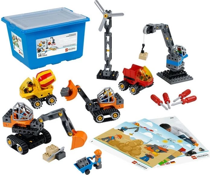 Set ndërtimi LEGO Education Tech Machines, 95 pjesë, shumëngjyrësh