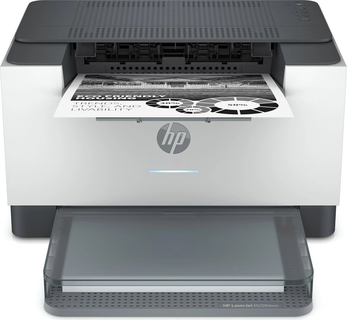 Printer HP LaserJet HP M209dwe,Black and white