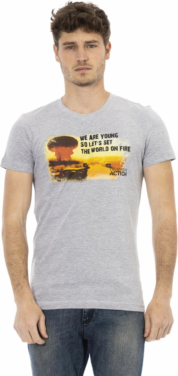 Maicë për meshkuj Trussardi Action, hiri