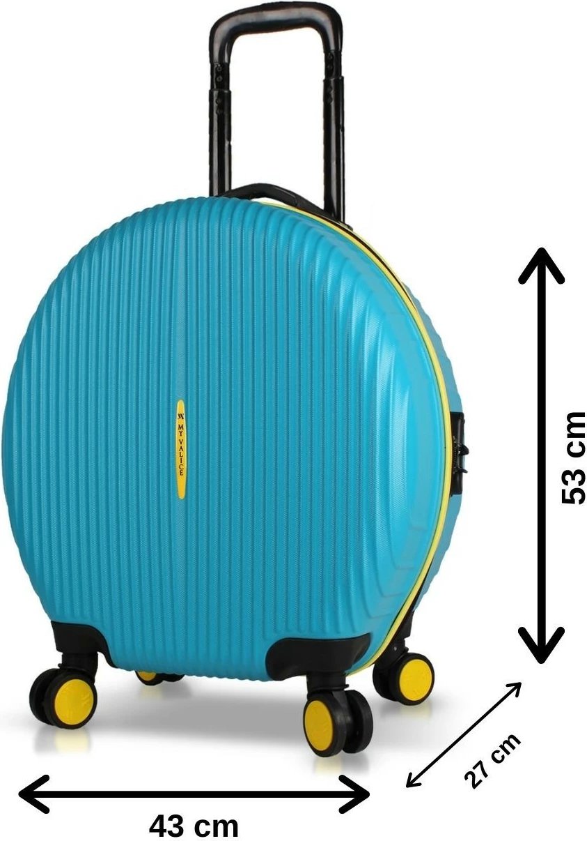 Valixhe udhëtimi, ngjyrë turquoise, Zoozie Bags, 2408