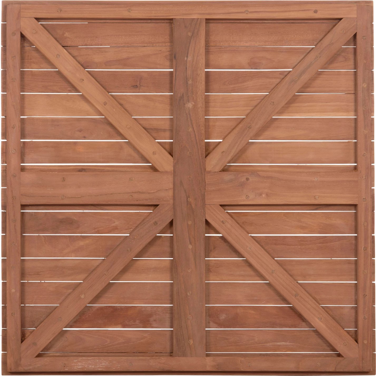 Sipërfaqe tavoline katrore, dru tik natyral, 80x80x4cm