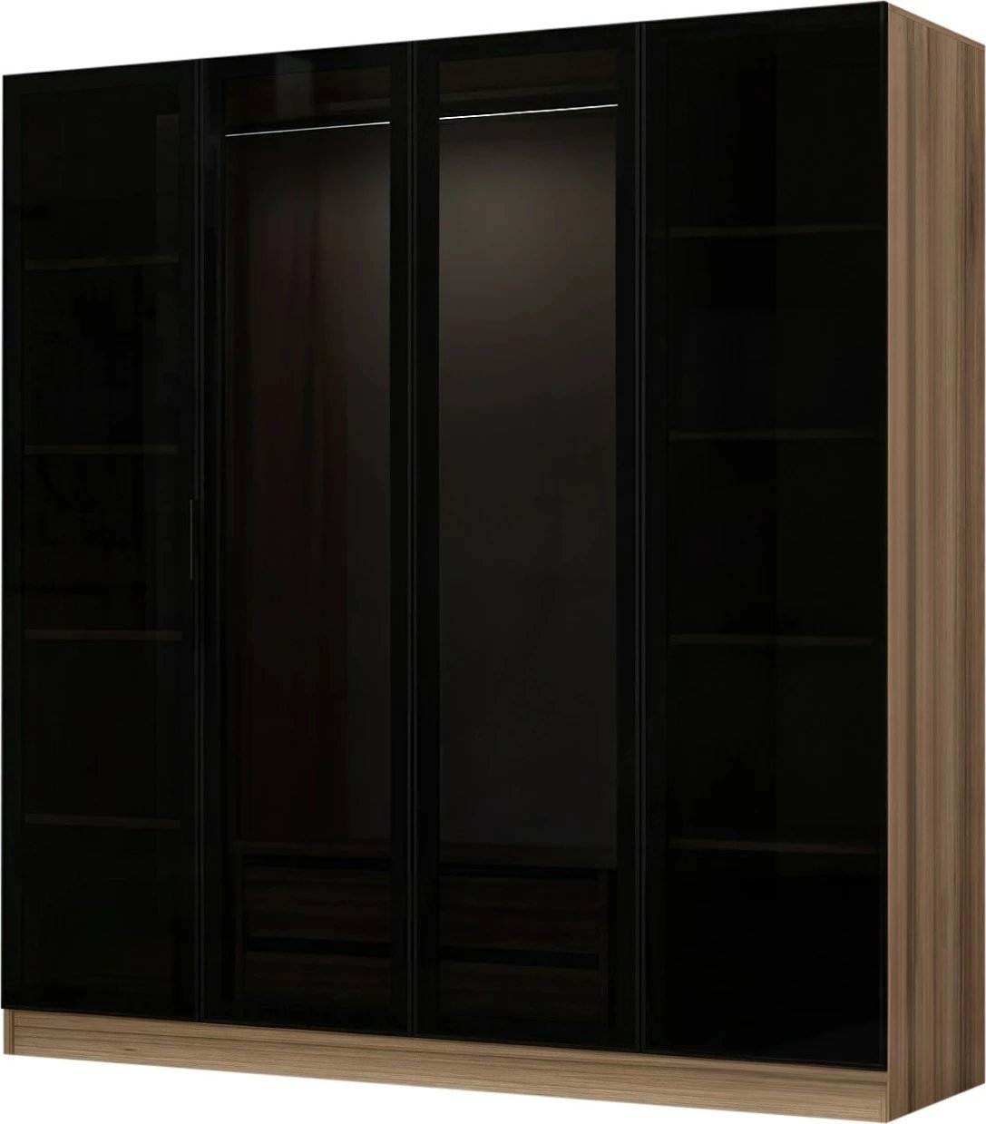 Dollap garderobe Skye Decor, ngjyrë fume, 7648