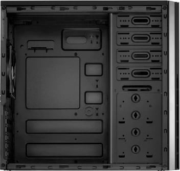 Kasë Antec VSK4000B-U2/U3, ATX, micro ATX, Mini-ITX, 5x3.5", 3x5.25", e zezë