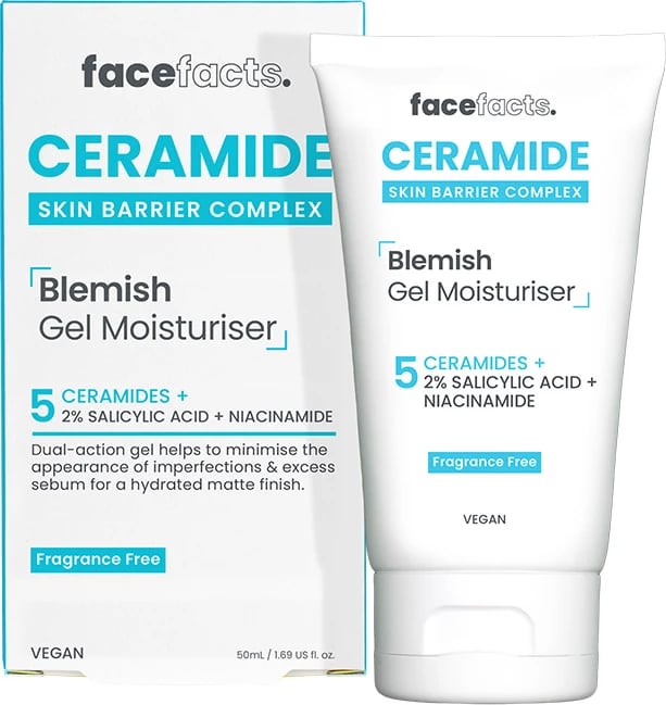 Face Facts Ceramide Blemish Gel Moisturiser 50ml