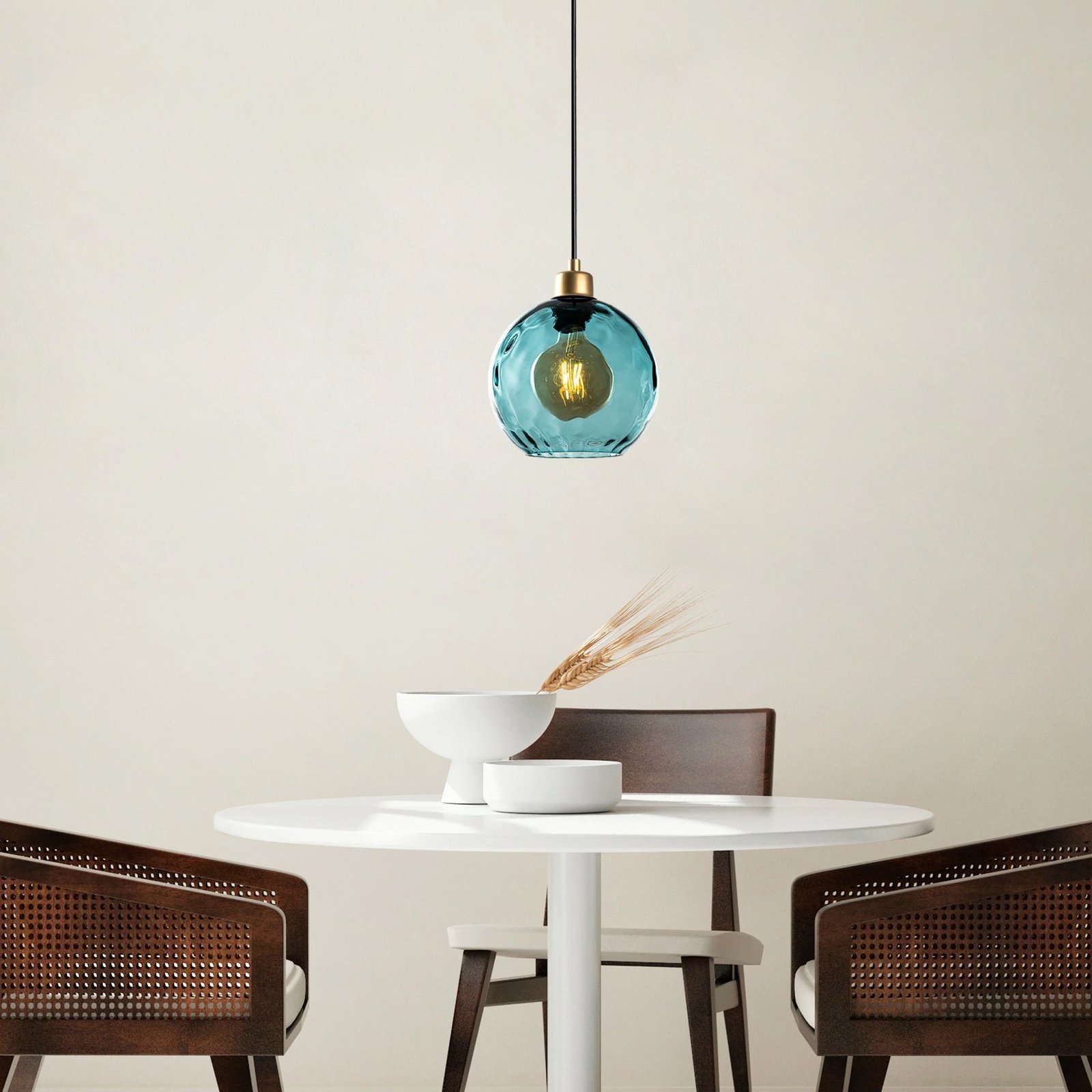 Llambë tavani Opviq Benek, ngjyrë kaltër, 20-14312