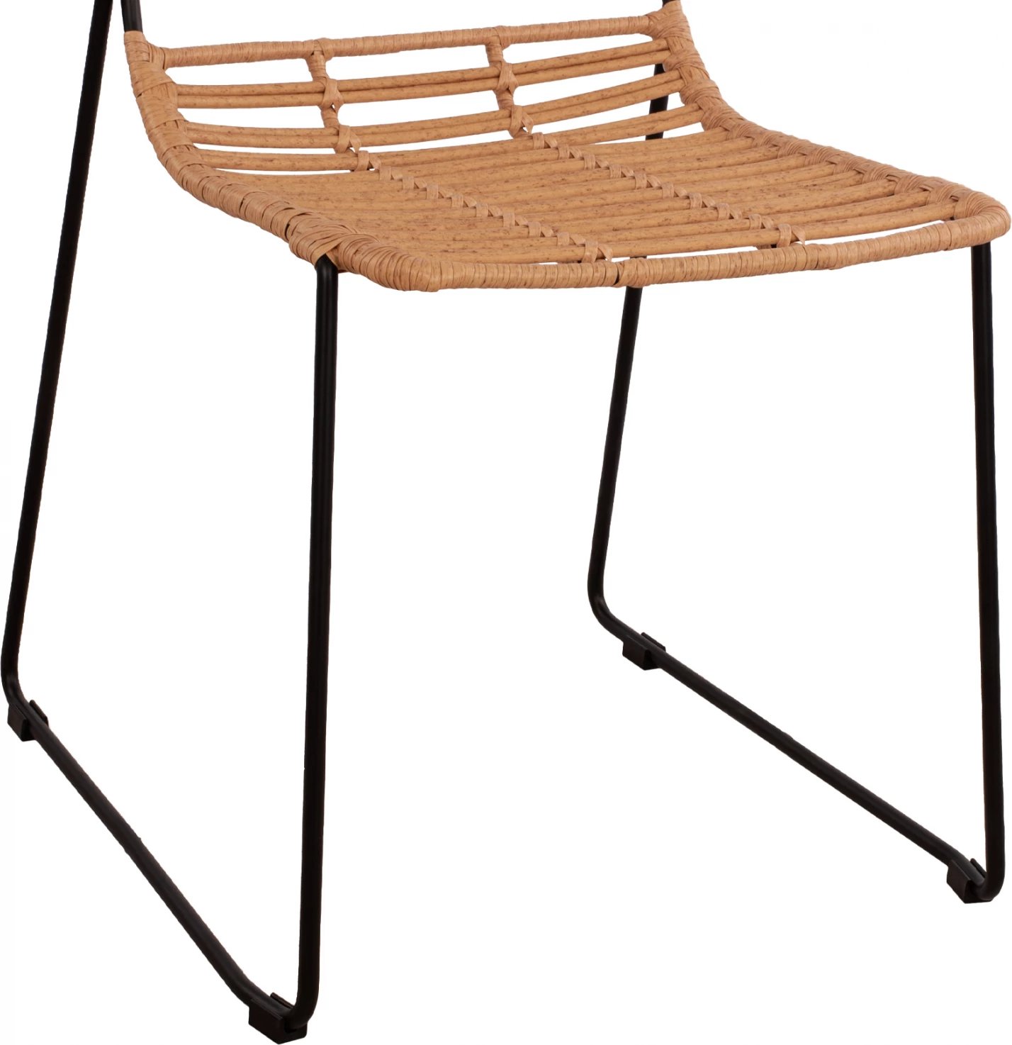 Karrige metalike Allegra FH5694 me thurje beixh 51x54x83cm