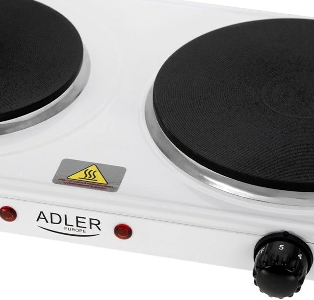Sobë elektrike Adler AD 6520, 2 zona, 2500 W, e zezë