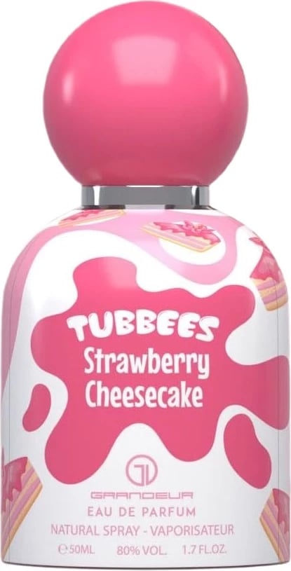 Eau de Parfum për femra Grandeur Tubbees Strawberry Cheesecake, 50ml