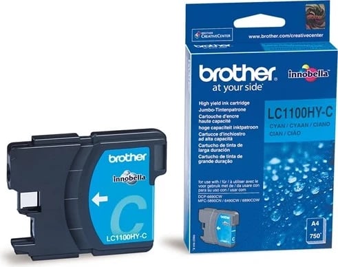 Kasetë ngjyrash Brother LC 1100 HY, blu