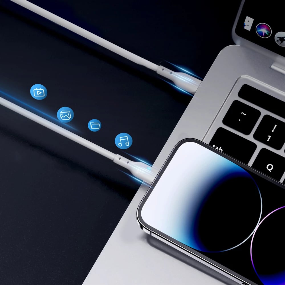 Kabllo Joyroom S-CL020A13, USB-C në Lightning, 2m, 20W, e bardhë