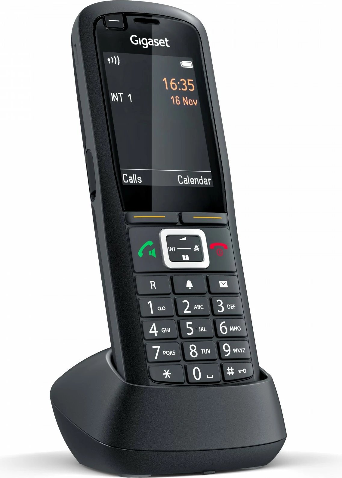 Telefon pa tela Gigaset R700H PRO, DECT, 500 kontakte, ID thirrësit, SMS, Ngjyrë e zezë