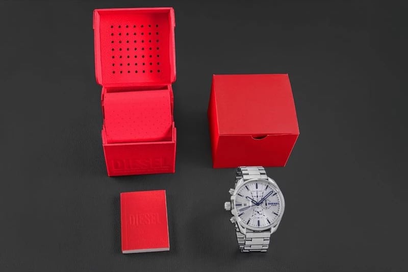 Orë dore për meshkuj Diesel, argjend