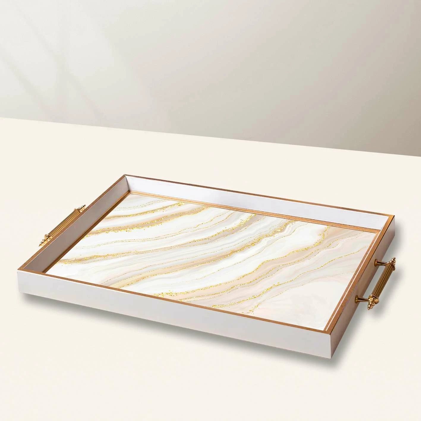 Tabaka xhami dizajn elegant, shumëngjyrëshe, TPB10008