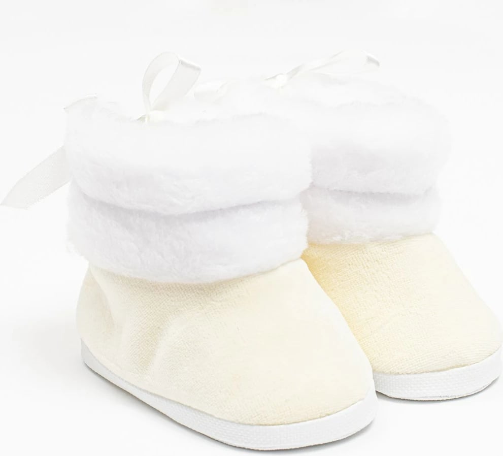 çizme bebe dimri, New Baby, 3-6 m, brendshme wellsoft, taban PVC pa BPA i hollë, jo për ecje, bezhë