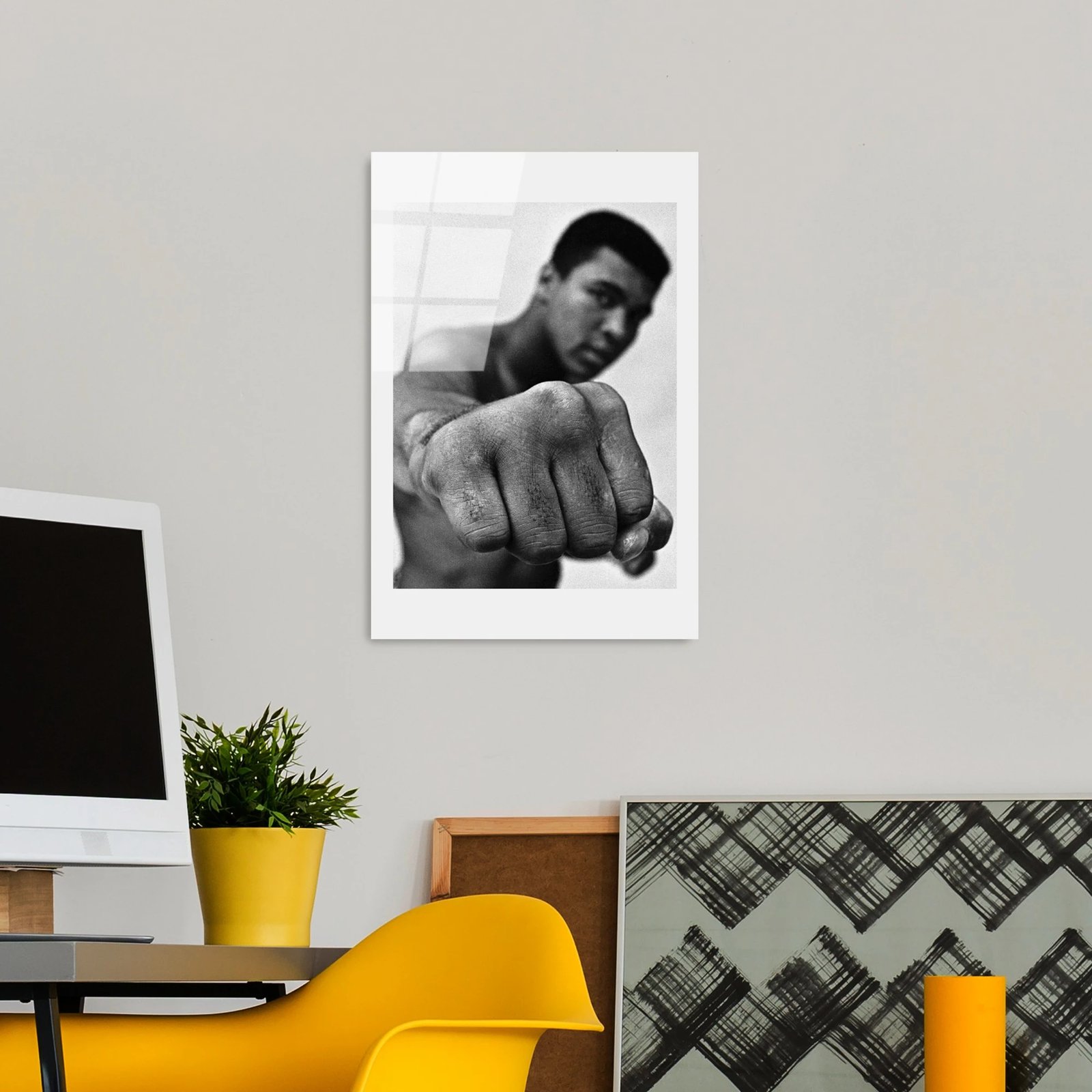 Pikturë dekorative prej xhami të temperuar Wallity, UV-991, 30x45cm