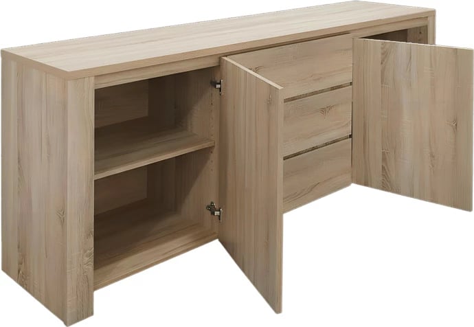 Bufe Kalya, ngjyrë sonoma, 220x49x89.5cm