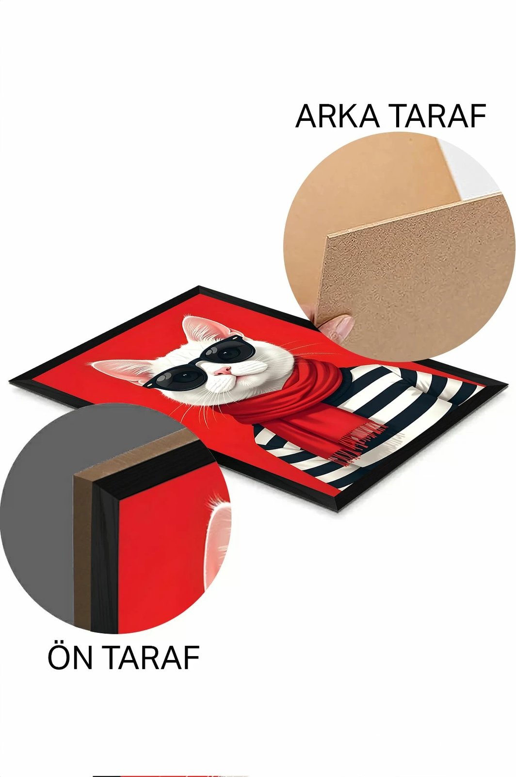 Pikturë dekorative Wallity, Arthynmodel3348-23, shumëngjyrëshe, 33x48cm