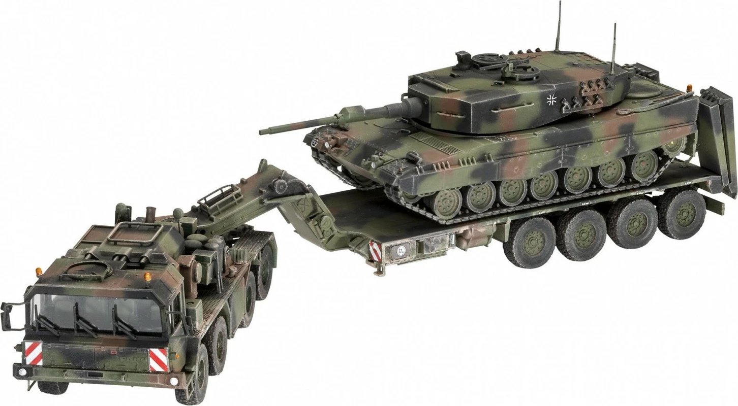 Model plastik Revell SLT 50-3 Elefant + Leopard 2A4, 1:72, 421 pjesë Model plastik Revell SLT 50-3 Elefant + Leopard 2A4, 1:72, 421 pjesë