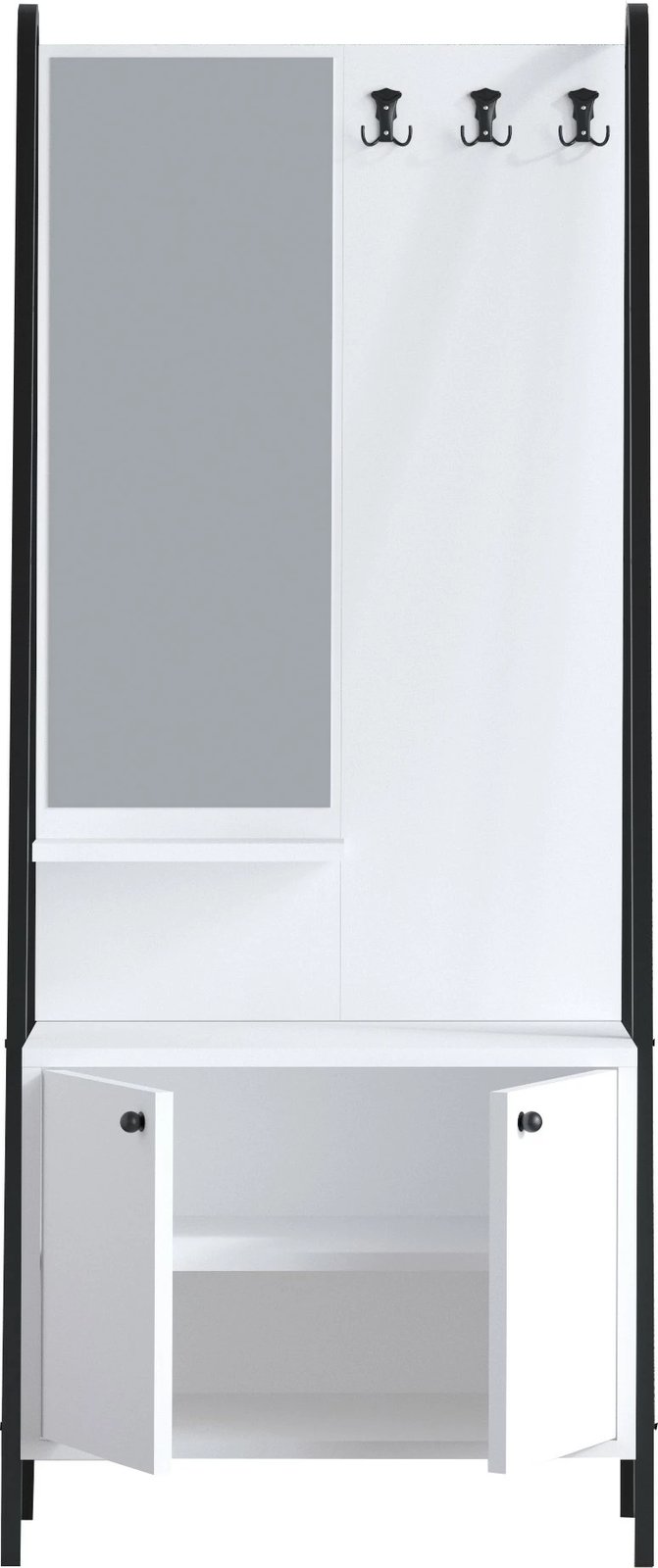 Stendë korridori Hanah Home, Lole, e zezë dhe e bardhë Stendë korridori Hanah Home, Lole, e zezë dhe e bardhë