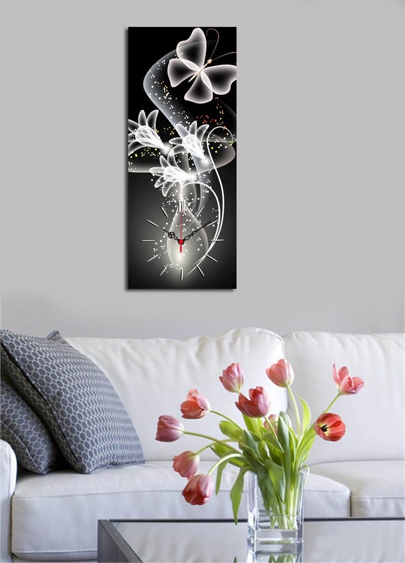 Orë muri dekorative prej kanavace, Wallity, 3070CS-36, shumëngjyrëshe, 30x70cm
