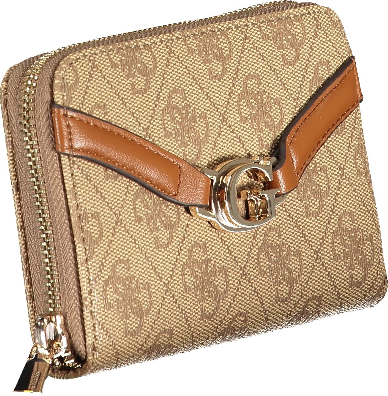 Portofol GUESS JEANS DEA femra, bezhë