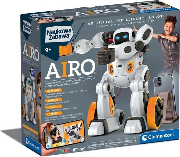 Robot edukativ Clementoni AIRO 50819, plastikë, për fëmijë 9+, pa bateri