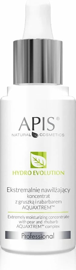 Koncentrat hidratues për femra APIS Hydro Evolution Extremely Moisturizing me dardhë dhe rabarbar AQUAXTREM, 30ml