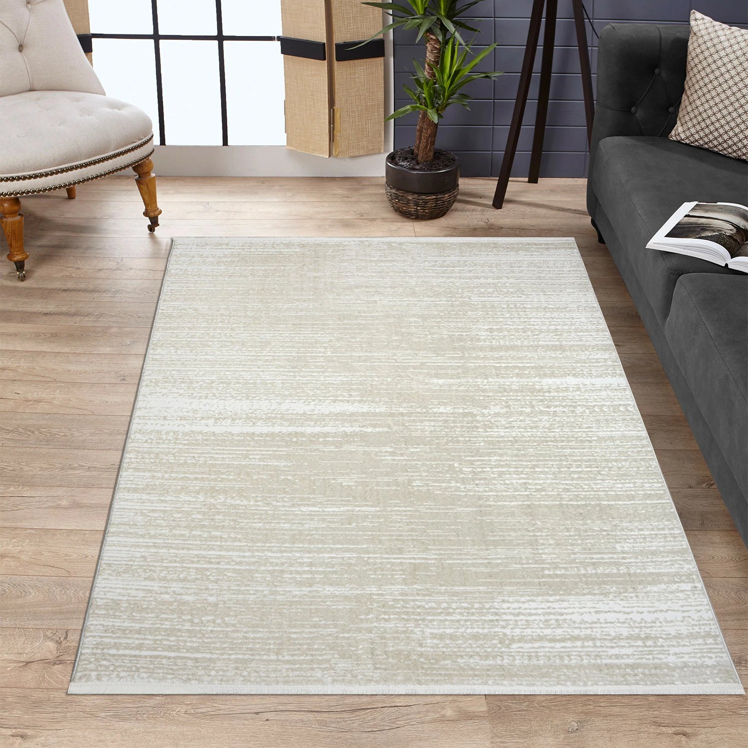 Qilim Conceptum Hypnose, Jasmine 1452, 140x200cm, i bardhë/bezhë