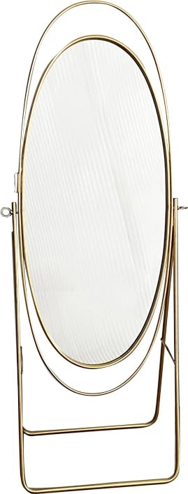 Pasqyrë Erikson Inart, ngjyrë ari metalike, 66x39x171cm