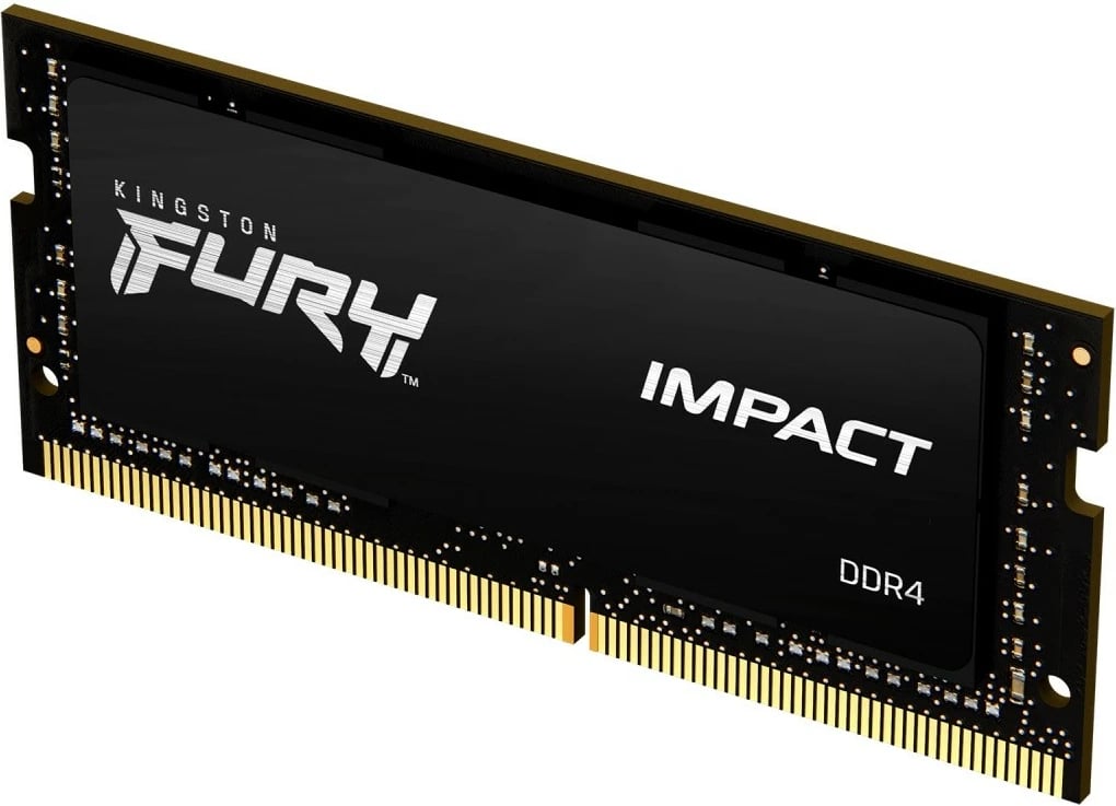 RAM Memorje Kingston FURY Impact DDR4 SODIMM 16GB 3200MHz CL20, e zezë