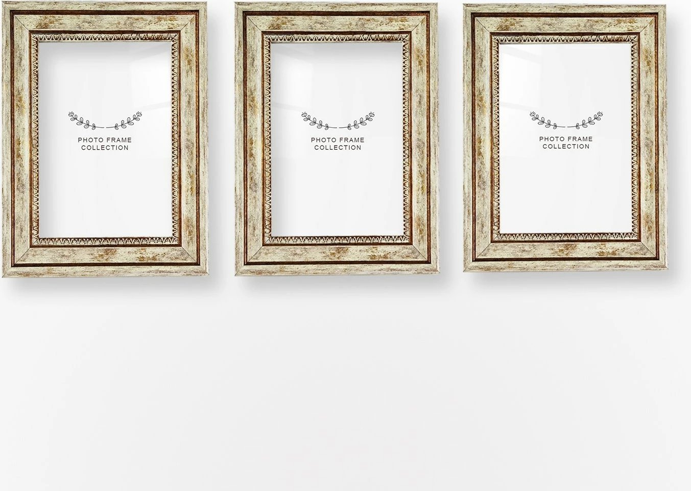 Set kornizash për foto (3 copë), ngjyrë kafe, Evila Originals, 15x21cm, 3BAFC1032_1521