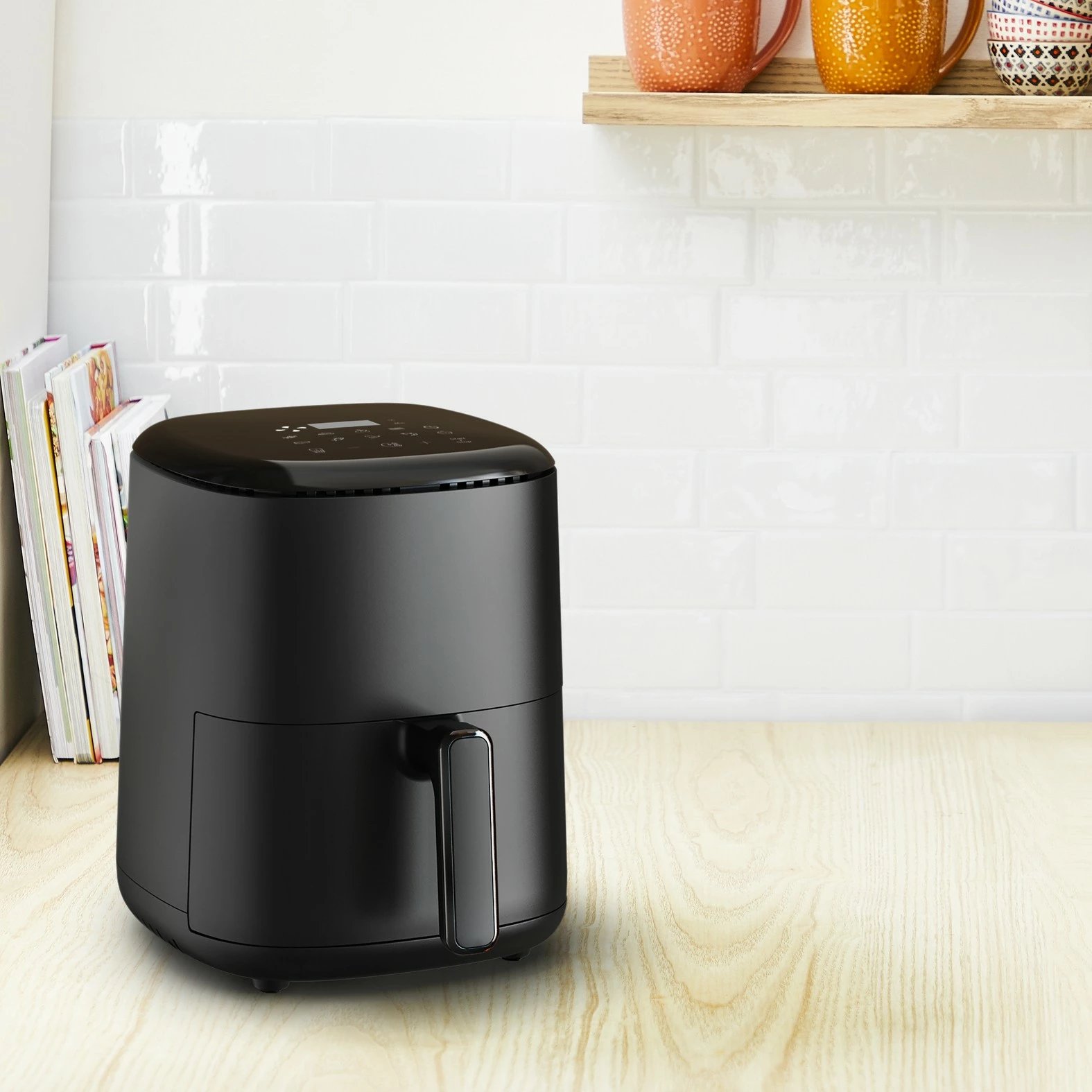 Fritezë me ajër të nxehtë Tefal Easy Fry EY145810, 3 L, E zezë