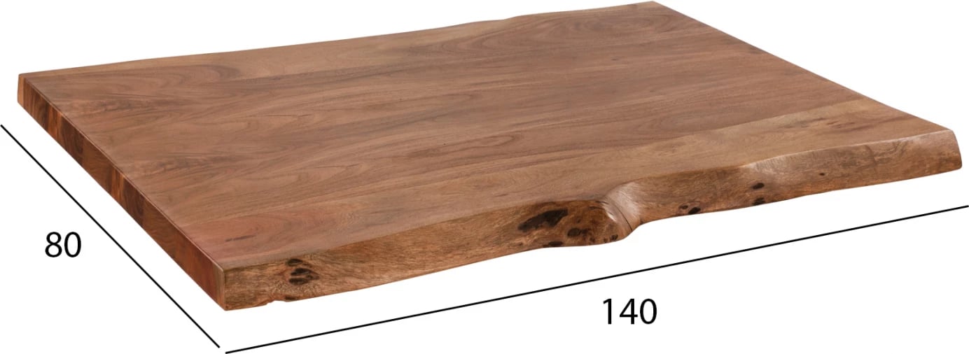 Sipërfaqe tavoline 140x80x4 FH8465.11 prej druri akacie