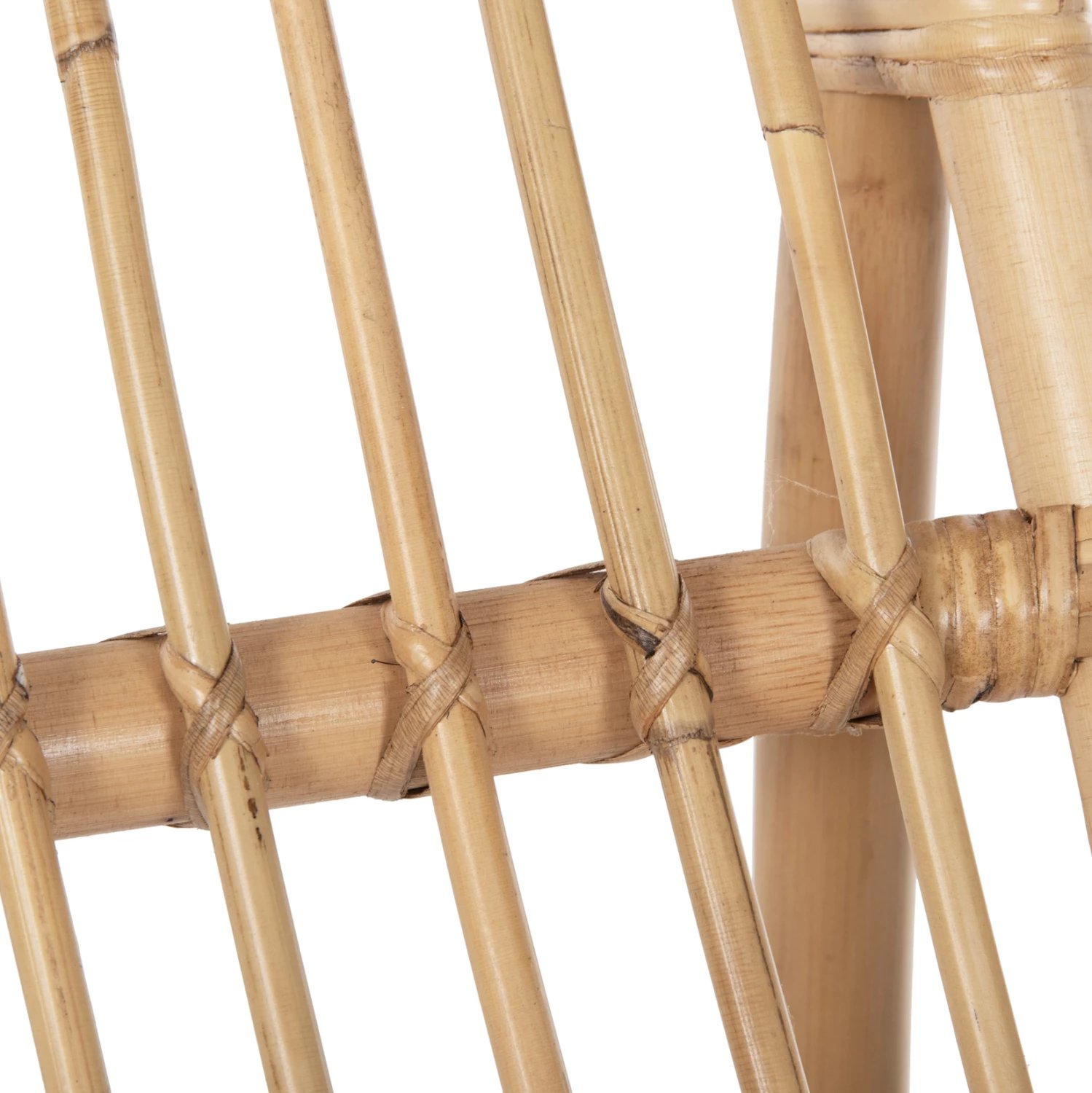 Karrige e jashtme GRINN, shkopinj rattan, ngjyrë natyrale, 56.5x73.5x79.5H cm