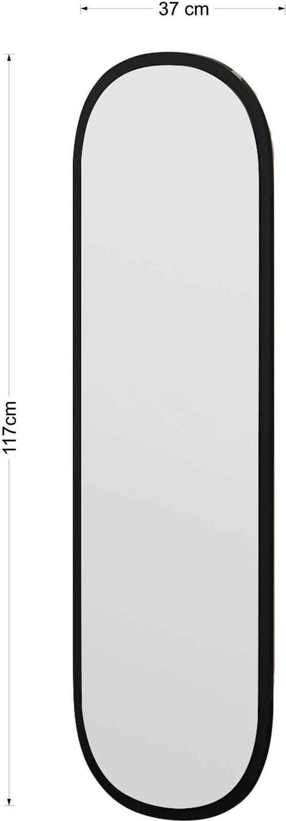 Pasqyrë Hanah Home Magnum, e zezë