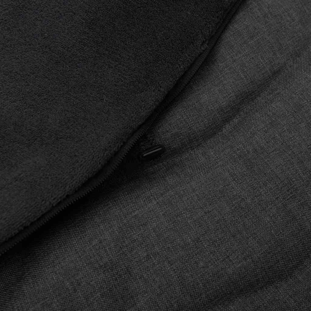 Thes gjumi për karrocë NEW BABY, fleece i ngrohtë me kapuç me gëzof sintetik të heqshëm, i papërshkueshëm nga uji e era, sistem universal rripash, 90x49 cm, gri e errët