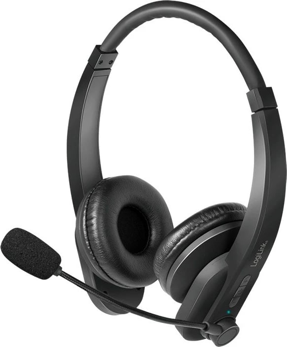 Kufje Bluetooth LogiLink BT0060 me mikrofon, Stereo, të zeza Kufje Bluetooth LogiLink BT0060 me mikrofon, Stereo, të zeza